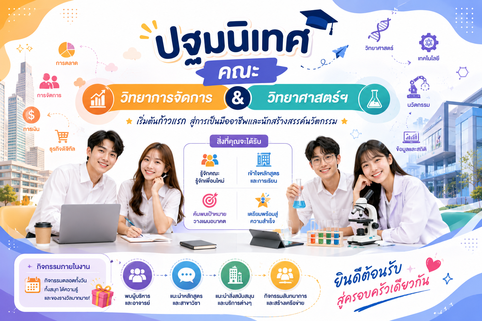ปฐมนิเทศคณะวิทยาการจัดการ